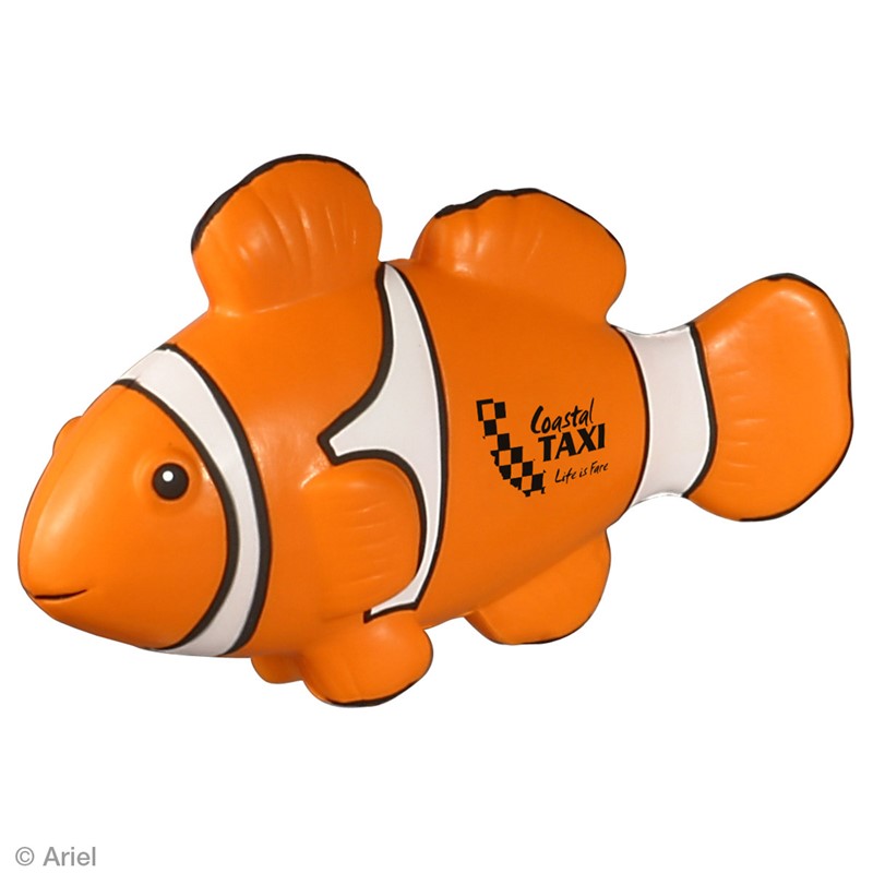Custom Clown Fish Stress Ball - Printed School Supplies | Campus Marketing Specialists Custom Clown Fish Stress Ball - Printed School Supplies | Campus Marketing Specialists