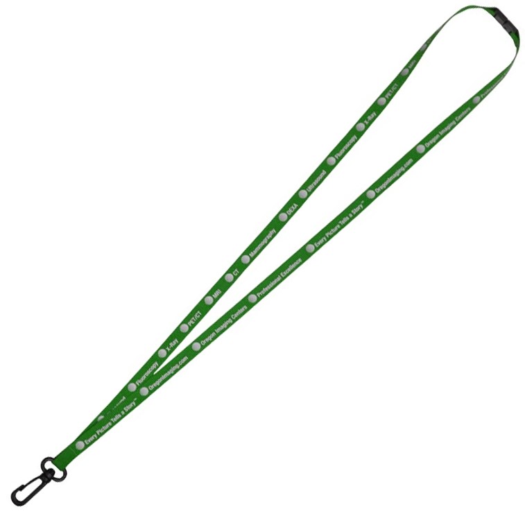 Custom 3/8'' Imprinted Lanyard - 2 week production - Printed School Supplies | Campus Marketing Specialists