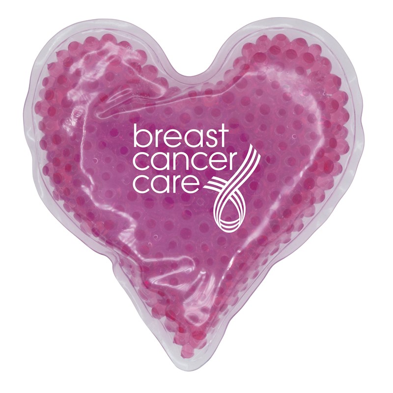 Custom Heart Gel Bead Hot/Cold Pack - Printed School Supplies | Campus Marketing Specialists
