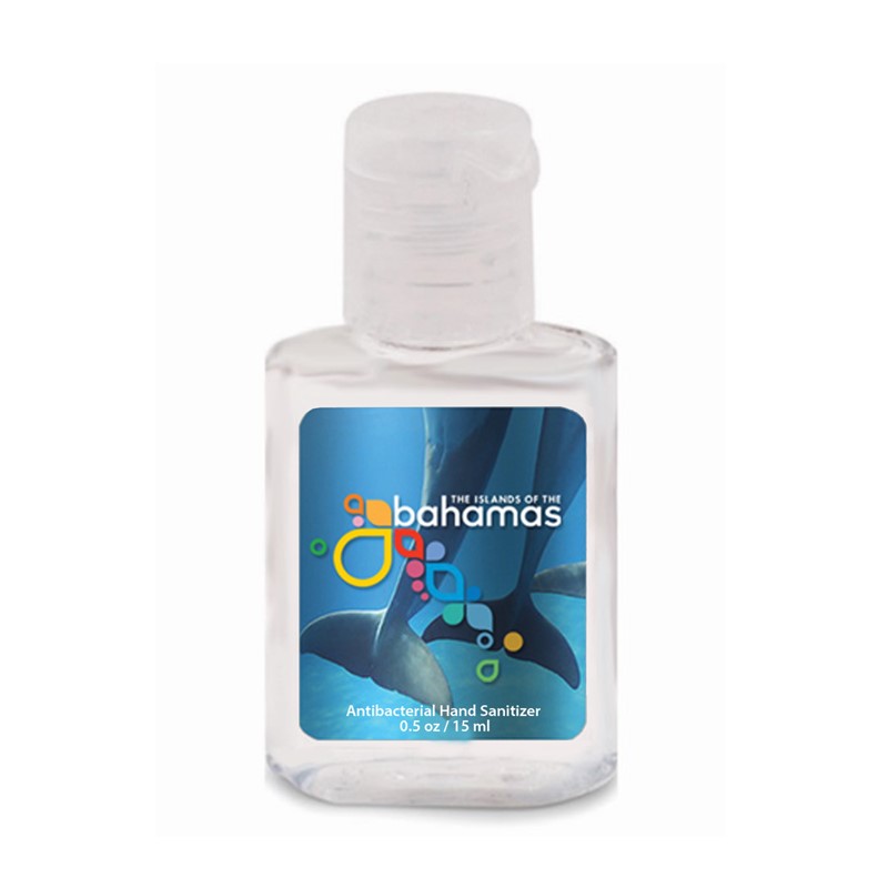 Custom Hand Sanitizer - 1/2 oz. - Printed School Supplies | Campus Marketing Specialists