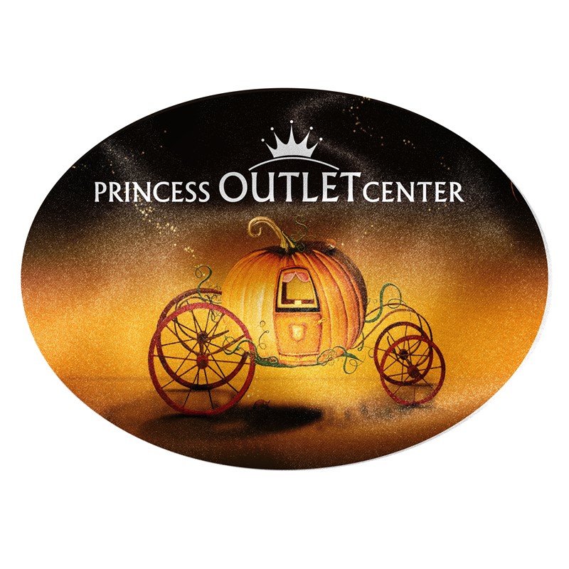 Custom Full-Color Microfiber Cloth - Oval - Printed School Supplies | Campus Marketing Specialists