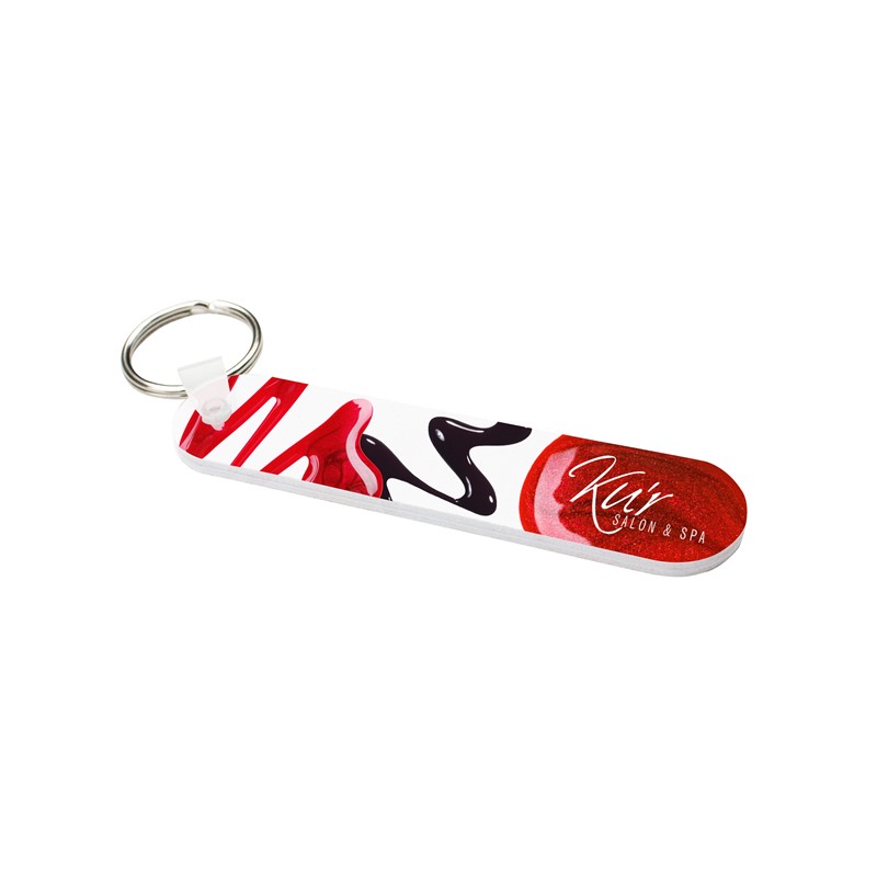Custom Keyring Nail File - Printed School Supplies | Campus Marketing Specialists
