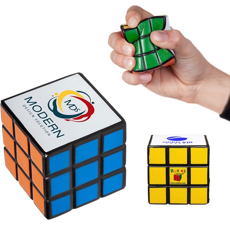 Custom Rubik's® Cube Stress Ball - Printed School Supplies | Campus Marketing Specialists
