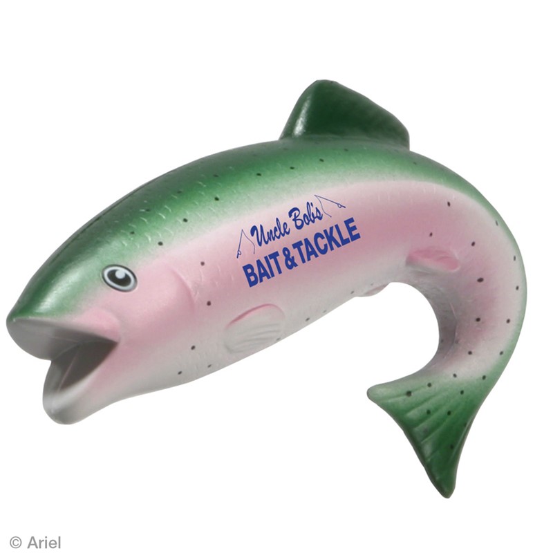 Custom Trout Stress Ball - Printed School Supplies | Campus Marketing Specialists
