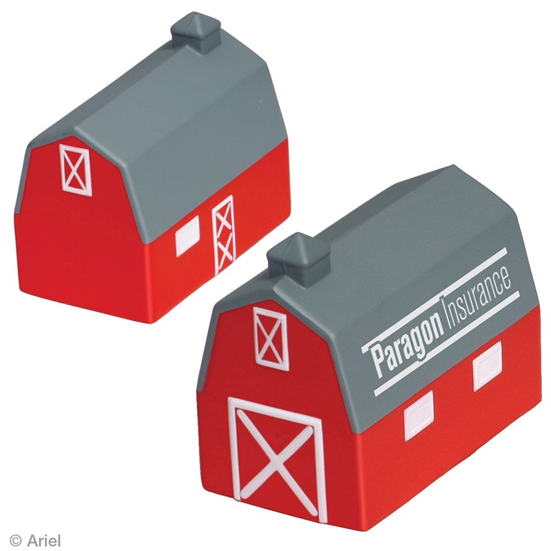 Custom Barn Stress Ball - Printed School Supplies | Campus Marketing Specialists