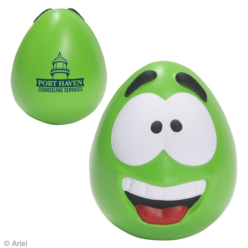 Custom Super Squish Happy Faces - Printed School Supplies | Campus Marketing Specialists
