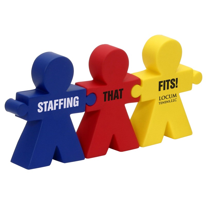 Custom Teamwork Puzzle Set Stress Ball - Printed School Supplies | Campus Marketing Specialists