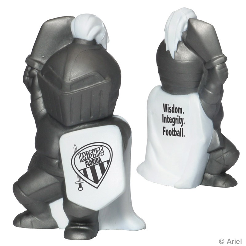 Custom Knight Mascot Stress Ball - Printed School Supplies | Campus Marketing Specialists