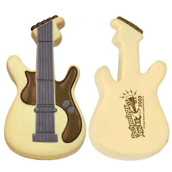 Custom Electric Guitar Stress Ball - Printed School Supplies | Campus Marketing Specialists