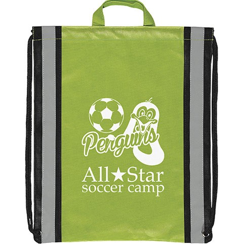 Custom Reflective Eco-Friendly Backpack - Printed School Supplies | Campus Marketing Specialists