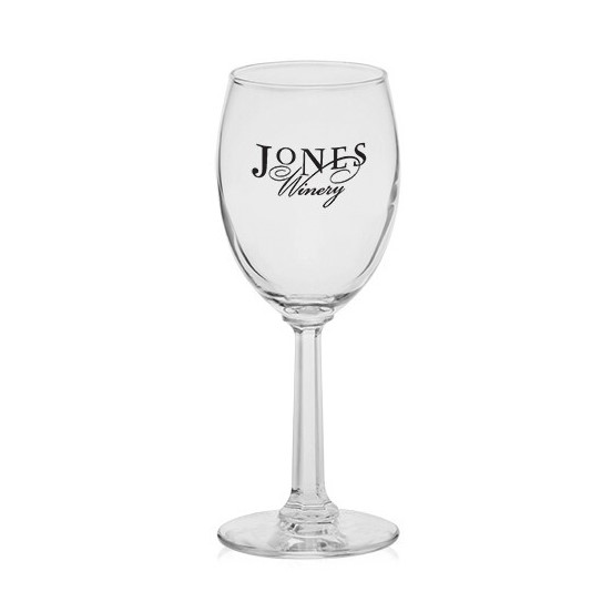 Custom Napa White Wine Glass - 6.5 oz. - Printed School Supplies | Campus Marketing Specialists