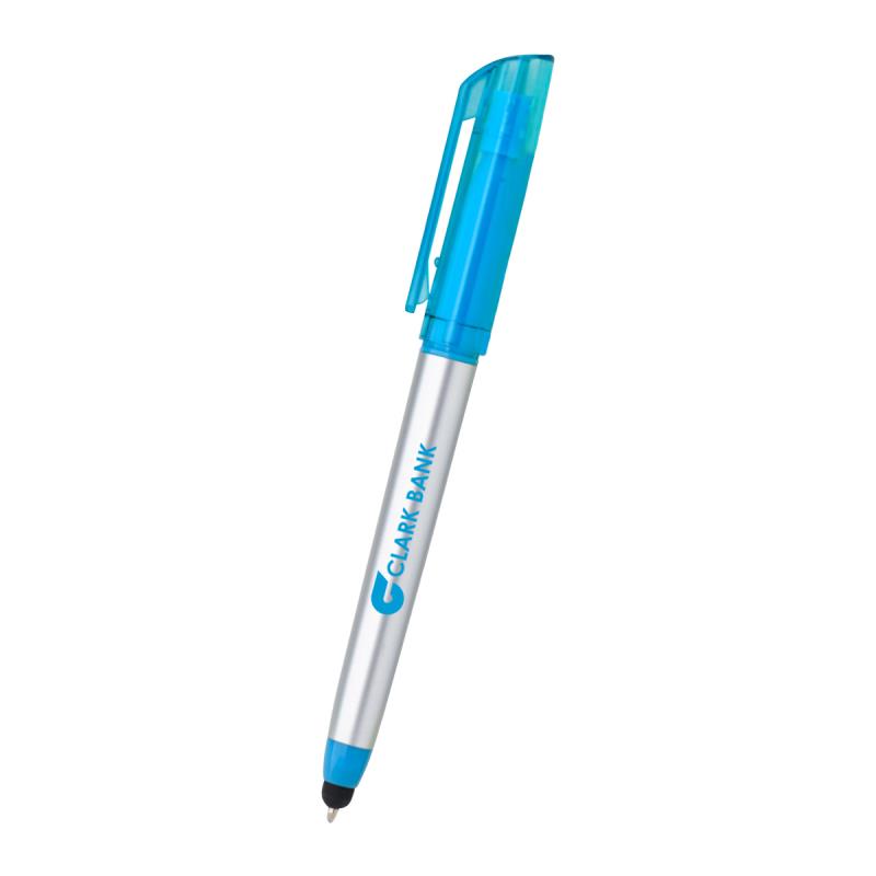 Silver Streak Stylus Pen/Highlighter
