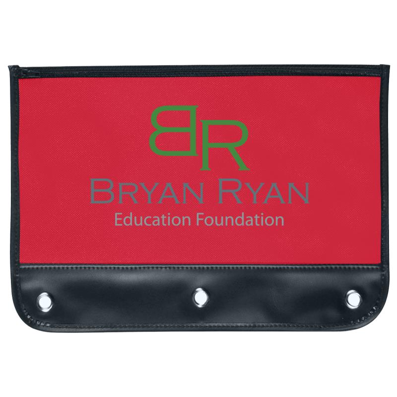 Zippered 3-Ring Pencil Case