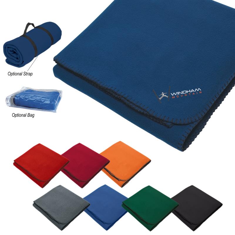 Embroidered Fleece Stadium Blanket