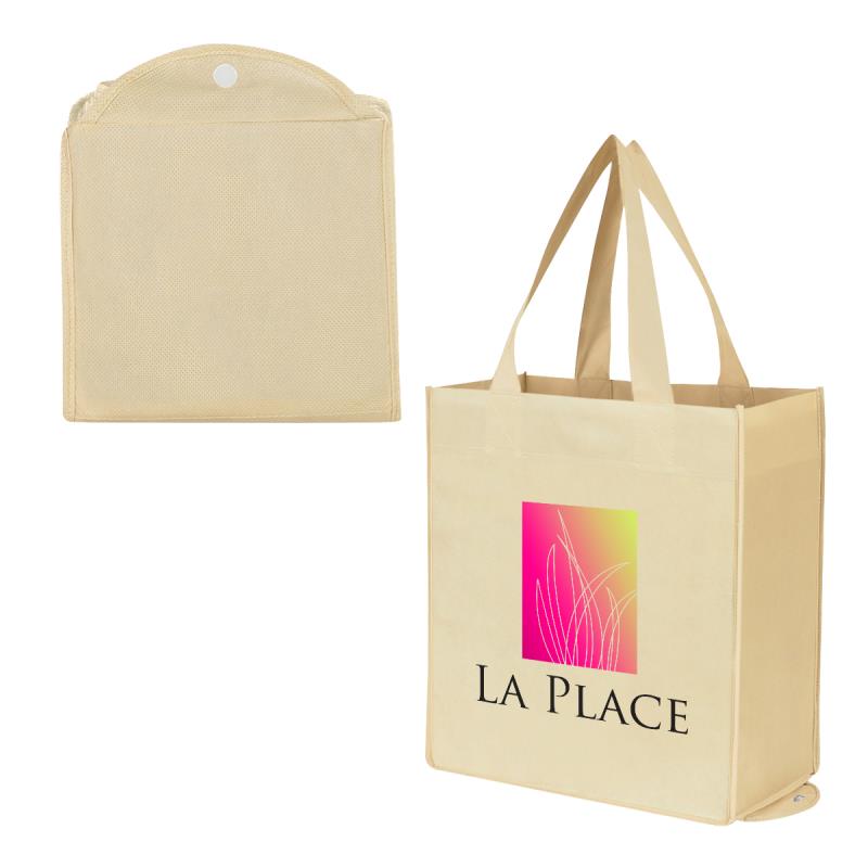 Non-Woven Foldable Shopper Tote