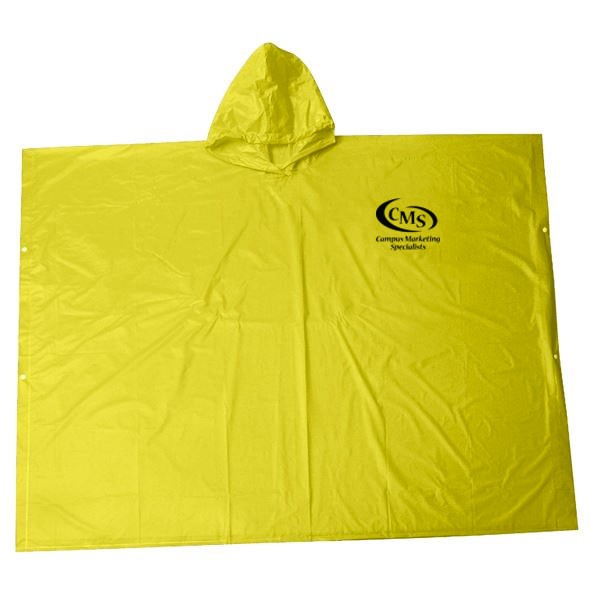 Custom ShedRain® Poncho - Printed School Supplies | Campus Marketing Specialists