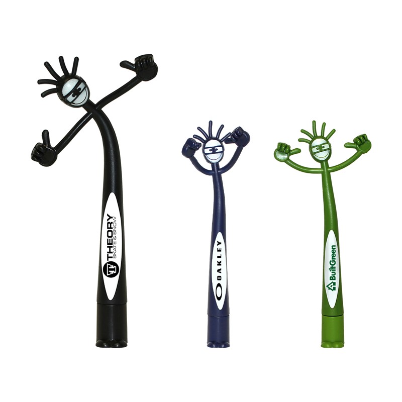 Custom Thumbs-Up Bend-A-Pen - Printed School Supplies | Campus Marketing Specialists