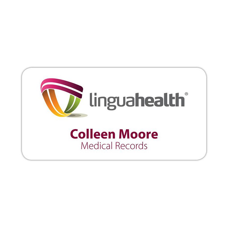 Superior Name Badge - Printed School & Office Supplies | Campus Marketing Specialists