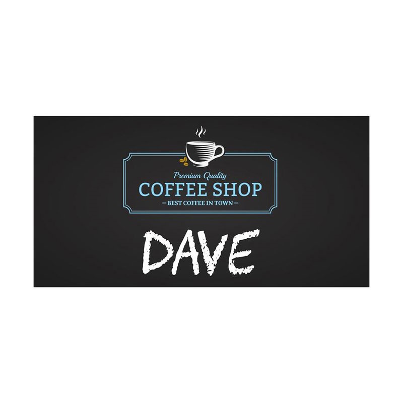 Chalkboard Reusable Badge - Printed School & Office Supplies | Campus Marketing Specialists