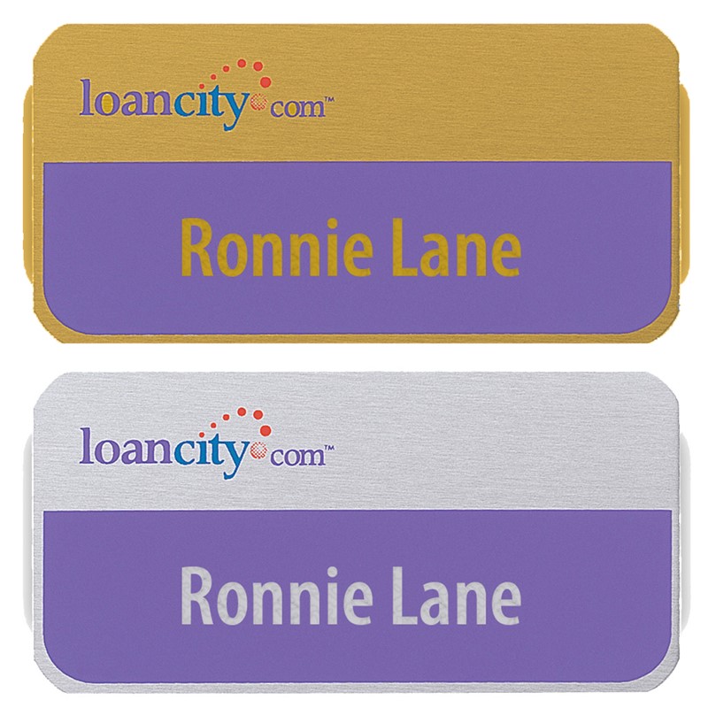 Colorblock Name Badge - Printed School & Office Supplies | Campus Marketing Specialists