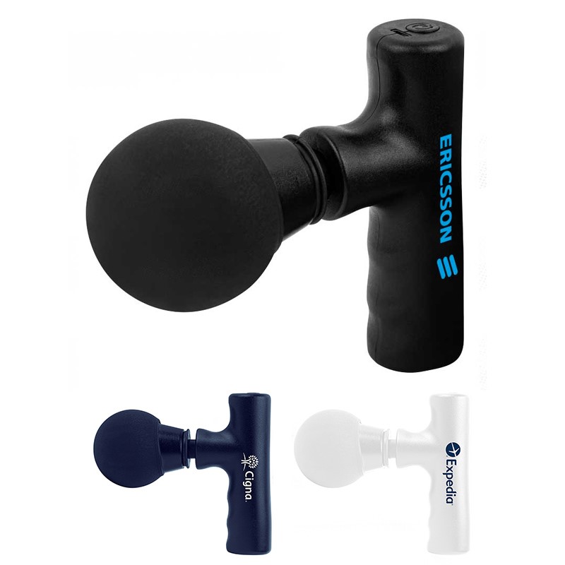 Custom Mini Massage Gun - Printed School Supplies | Campus Marketing Specialists