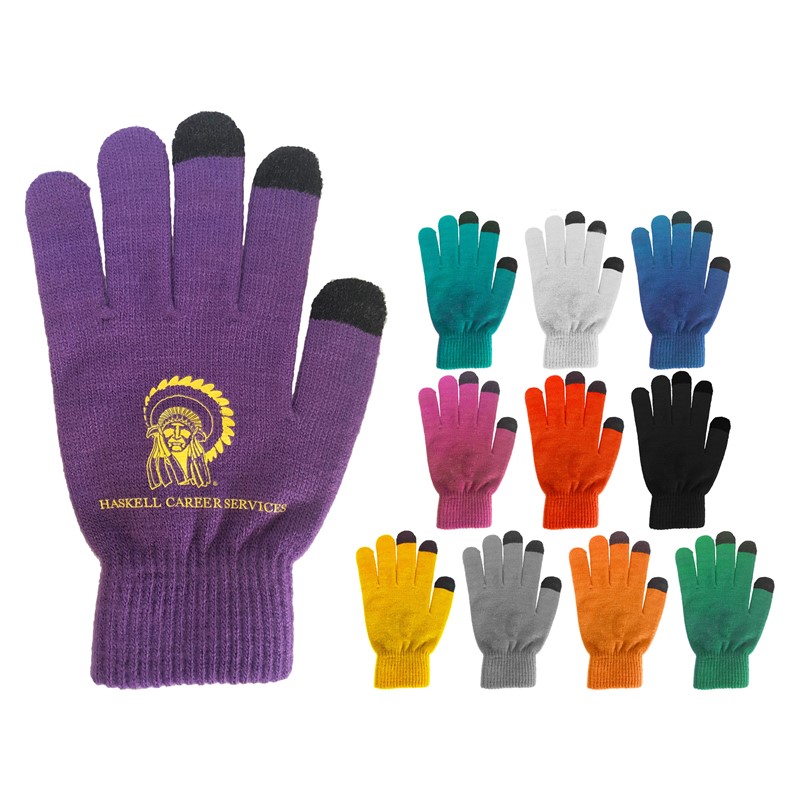 Custom Texting Gloves - Printed School Supplies | Campus Marketing Specialists