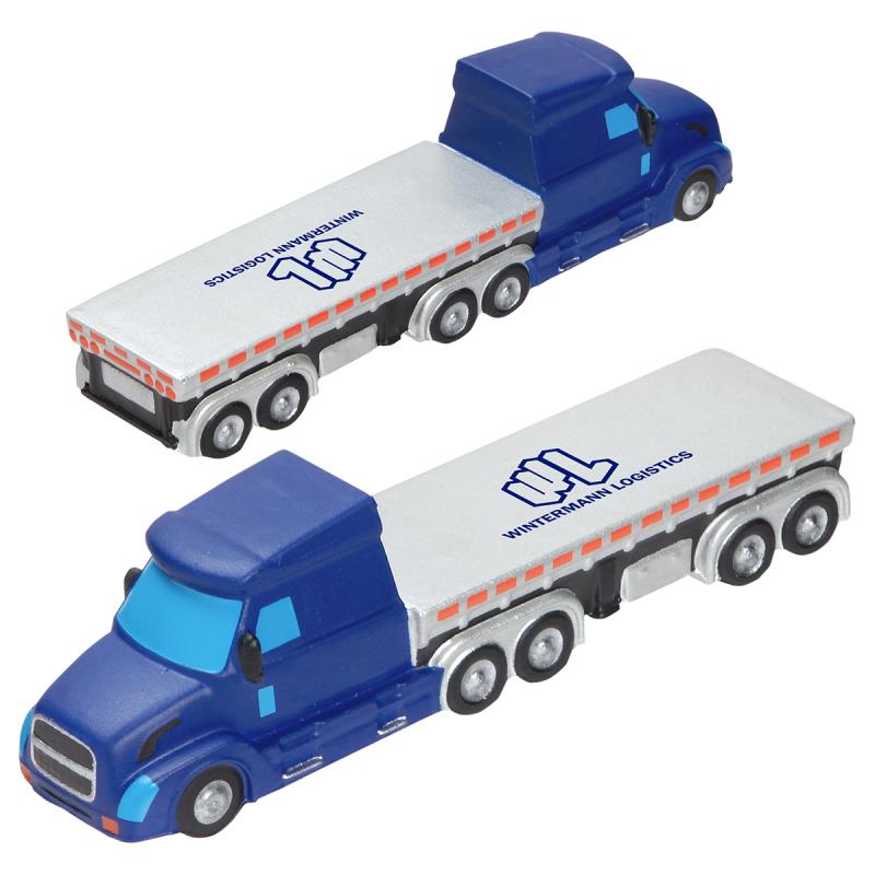 Semi Flat Bed Truck Stress Reliever