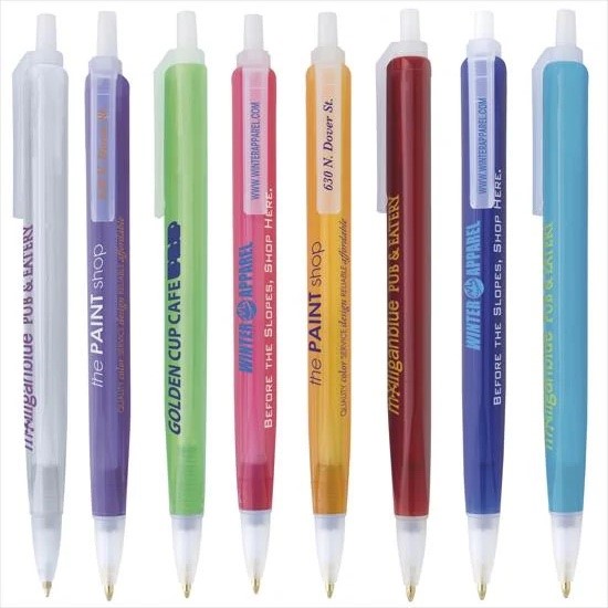 Custom Tri-Stic® Translucent Pen  - Printed School Supplies | Campus Marketing Specialists