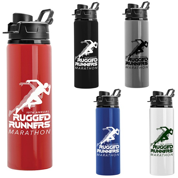 Custom Venture Aluminum Bottle - 27oz - Printed School Supplies | Campus Marketing Specialists