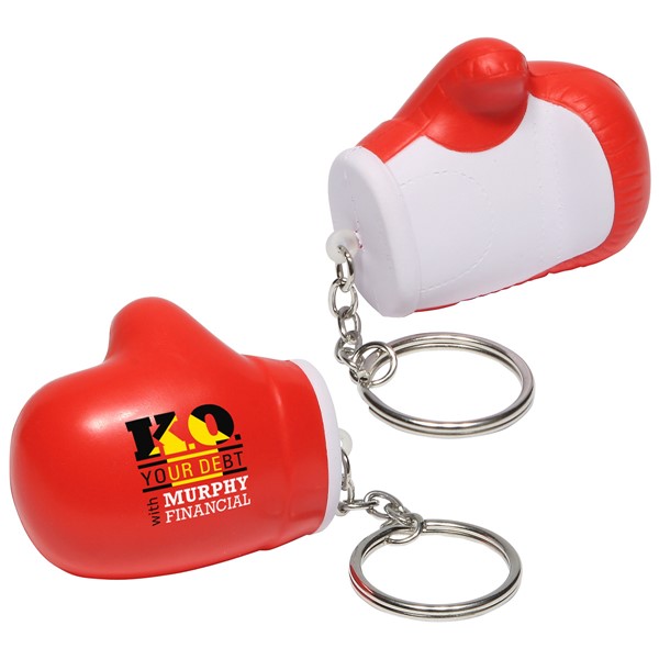 Boxing Glove Stress Ball Keytag