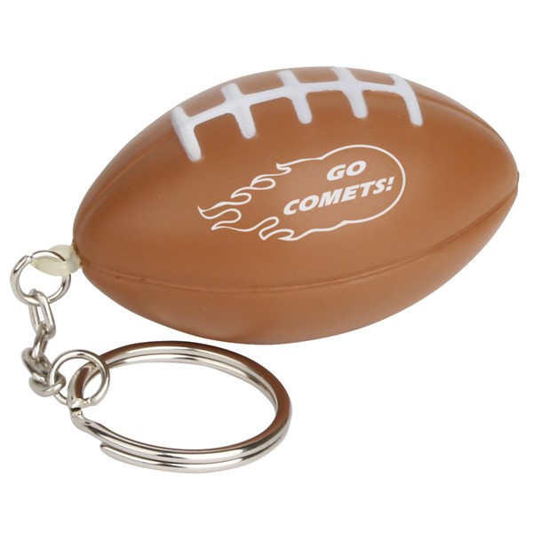 Football Stress Ball Keytag