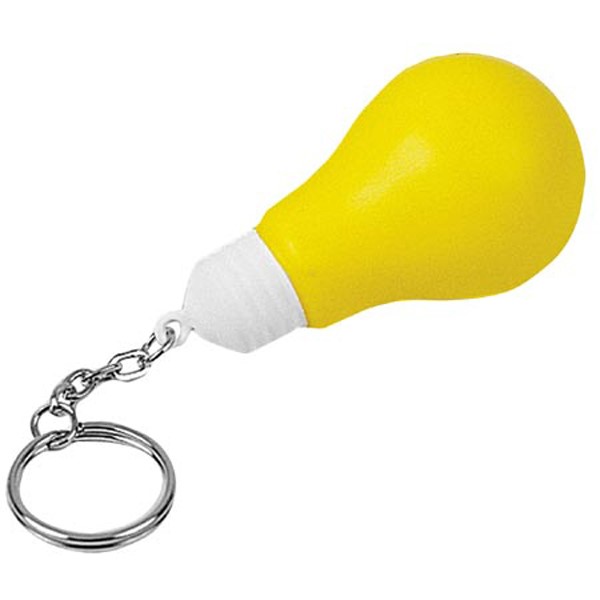 Lightbulb Stress Ball Keytag