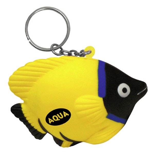 Tropical Fish Stress Ball Keytag