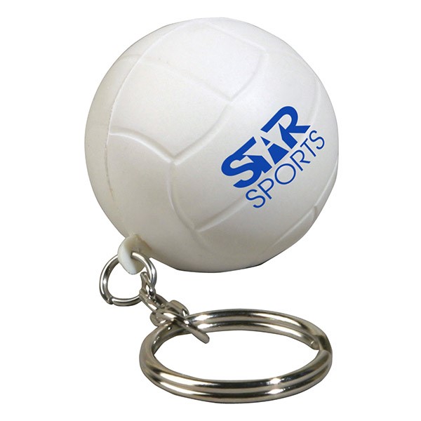 Volleyball Stress Ball Keytag