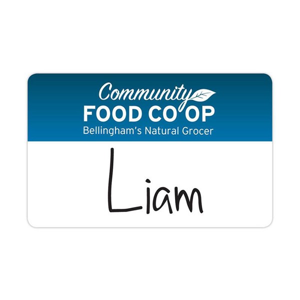 Budget Dry Erase Reusable Name Badge
